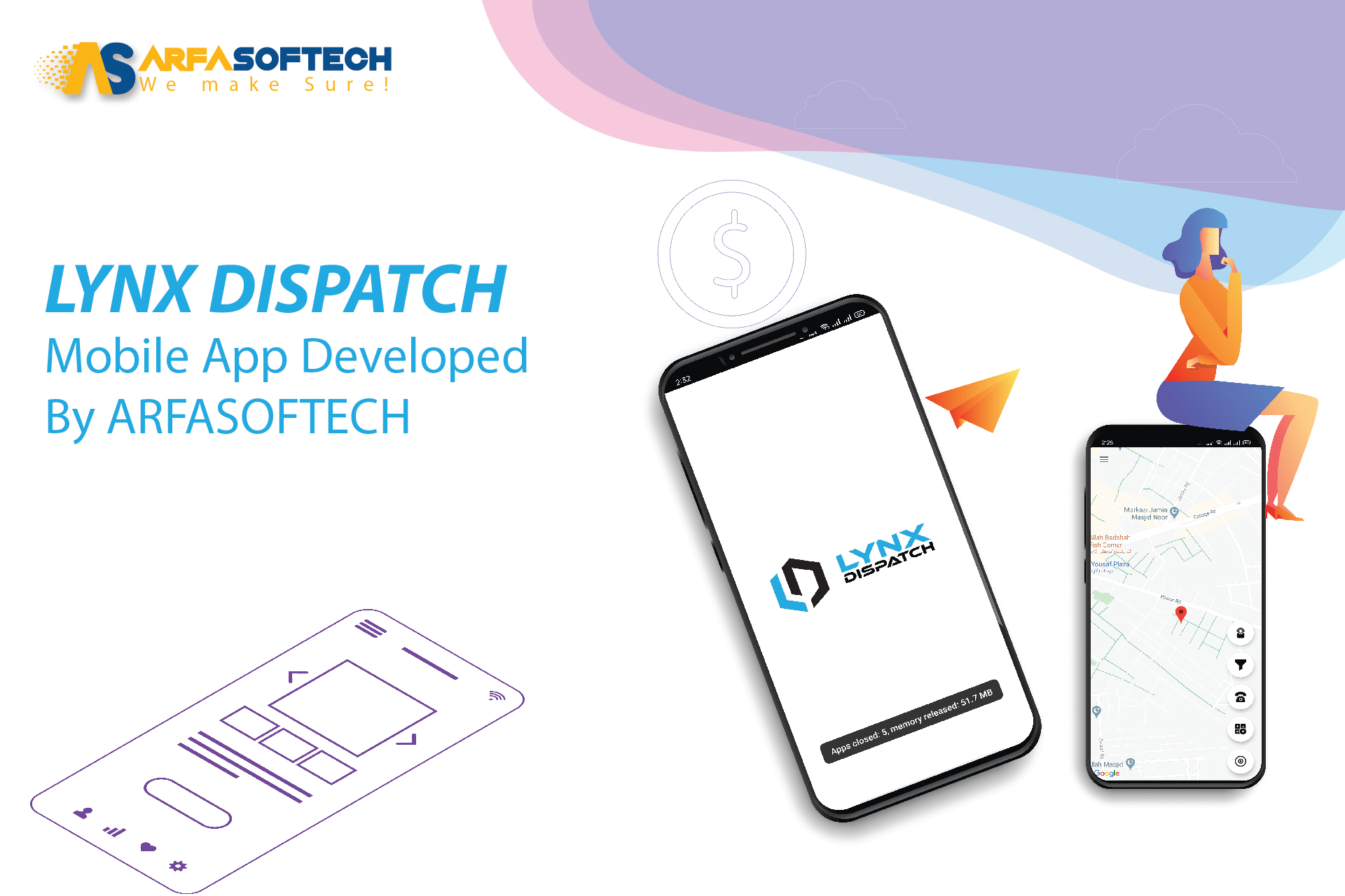 lynx dispatch developed by arfasoftech
